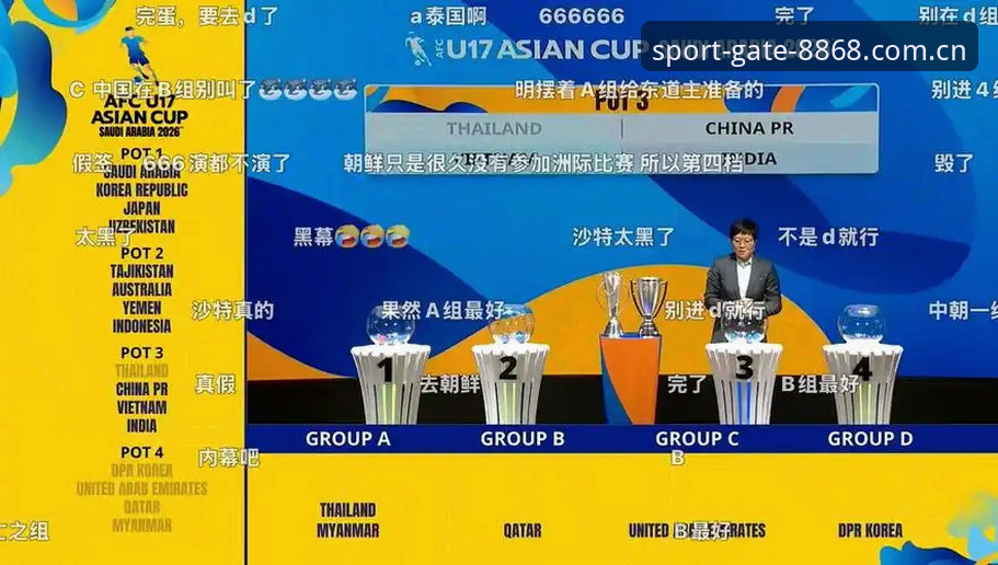 U17世界杯抽签结果解读：中国足球青训新篇章的完整观赛指南